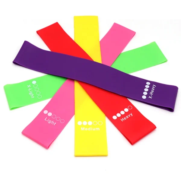 Red Portable Fitness Workout Equipment Yoga Crossfit Resistance Bands Training Gum Exercise Gym Strength Women Sports Ring - Image 3